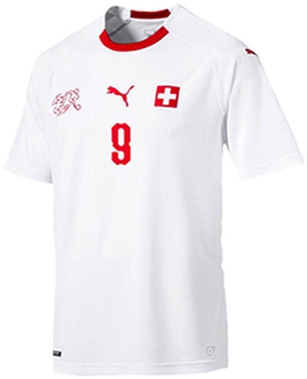 Uniforme 2 da Seleção da Suíça para a Copa do Mundo de 2018