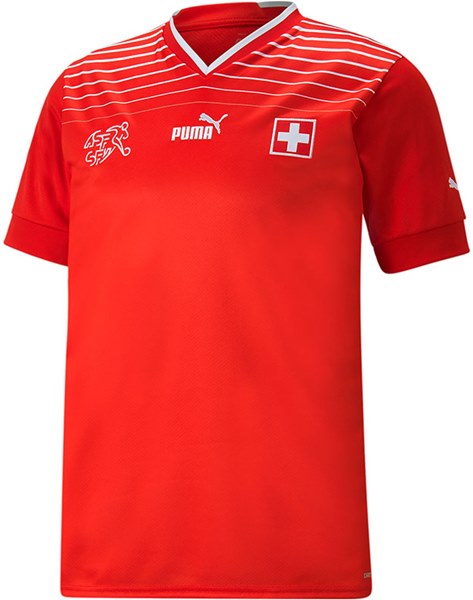 Uniforme 1 da Seleção da Suíça para a Copa do Mundo de 2022