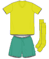 Uniforme 2 da seleção da África do Sul