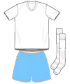 Uniforme 2 da seleção de Anguila