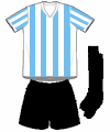 Uniforme 1 da sele��o da Argentina