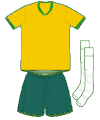 Uniforme 1 da sele��o da Austr�lia