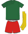 Uniforme 1 da sele��o de Camar�es