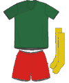 Uniforme 1 da sele��o de Camar�es