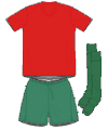 Uniforme 2 da sele��o de Camar�es