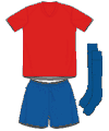 Uniforme 1 da seleção do Chile