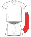 Uniforme 2 da seleção da Costa Rica