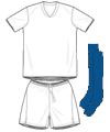 Uniforme 2 da sele��o da Costa Rica