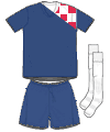 Uniforme 2 da sele��o da Cro�cia