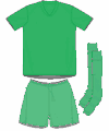 Uniforme 2 da seleção do Djibuti