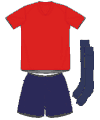 Uniforme 1 da sele��o da Espanha