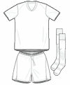 Uniforme 1 da sele��o dos Estados Unidos