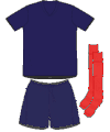 Uniforme 1 da sele��o da Fran�a