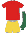 Uniforme 1 da sele��o da Guin�