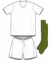 Uniforme 2 da seleção das Ilhas Cook