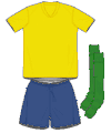 Uniforme 1 da sele��o das Ilhas Salom�o
