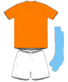 Uniforme 1 da sele��o da �ndias Orientais Neerlandesas (�ndias Orientais Holandesas)
