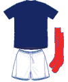 Uniforme 1 da sele��o da Iugosl�via
