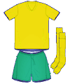 Uniforme 1 da Sele��o Feminina da Jamaica