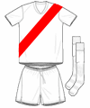 Uniforme 1 da Sele��o do Peru