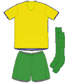 Uniforme 1 da sele��o de Ruanda