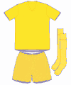 Uniforme 2 da seleção de Santa Lúcia
