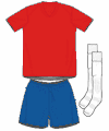 Uniforme 1 da sele��o de S�o Martinho (Sint Maarten)