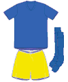 Uniforme 2 da seleção da Suécia