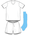 Uniforme 2 da seleção de Tuvalu