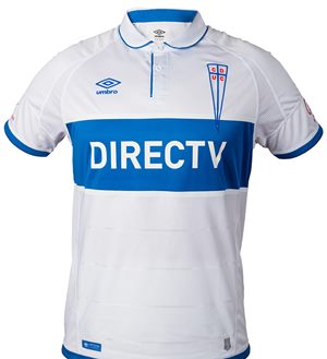 Uniforme 1 da Universidad Cat�lica na Copa Libertadores da Am�rica 2017