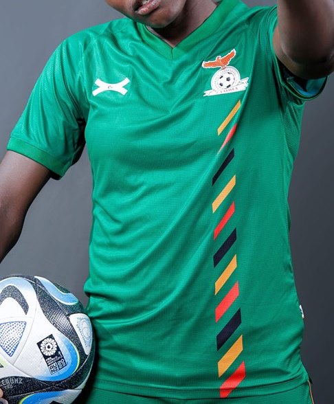 Uniforme 1 da Sele��o da Z�mbia para a Copa do Mundo Feminina de 2023